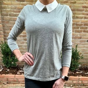 Grey tee with Collar